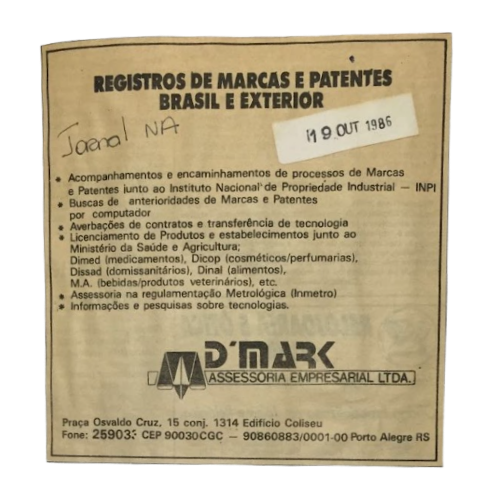 Registros de Marcas e Patentes